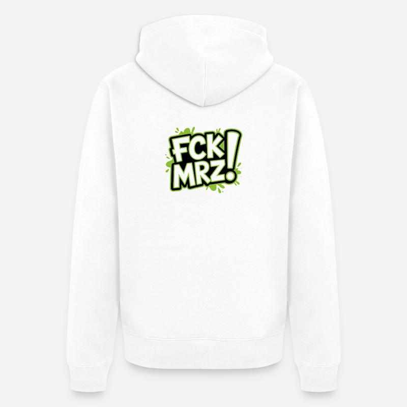 FCK MAR - Anti CDU Meme - Veste à capuche bio Premium Unisexe - blanc
