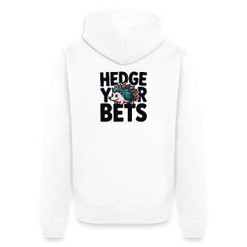 Protégez vos paris Hérisson - Veste à capuche bio Premium Unisexe - blanc - Dos - Thijin (182cm)