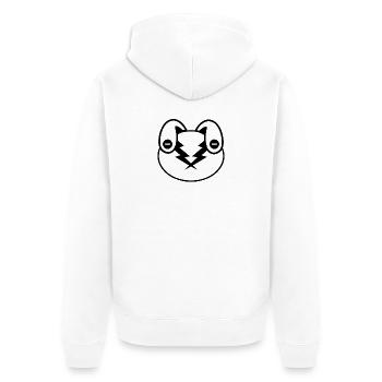 Plush: Minushy (Head) - Unisex Premium Organic Zip Hoodie - white - Back - Thijin (182cm)