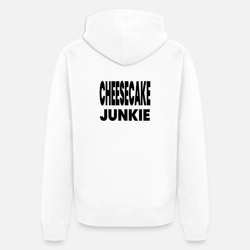 Cheesecake - Veste à capuche bio Premium Unisexe - blanc