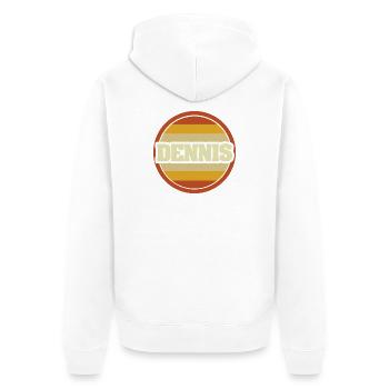 Legendaer Dennis - Veste à capuche bio Premium Unisexe - blanc - Dos - Thijin (182cm)