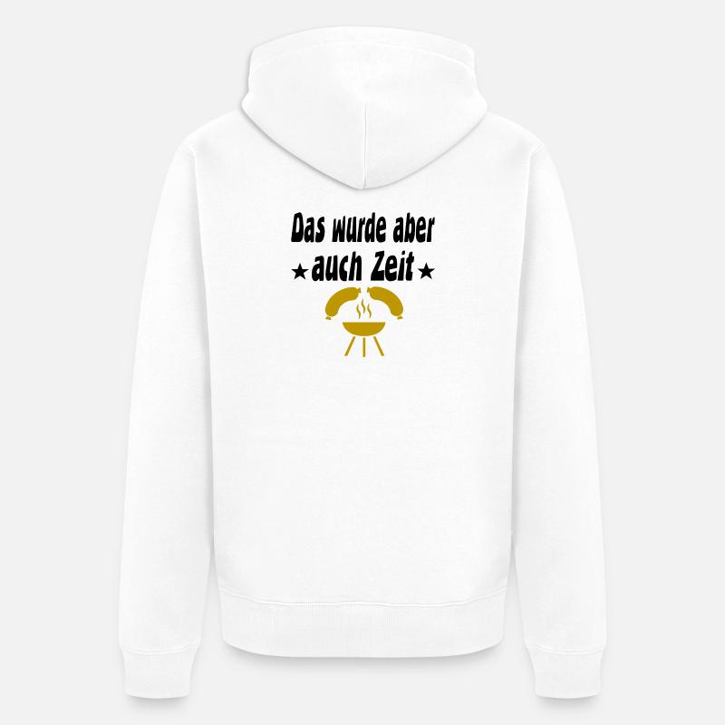 Griller - Veste à capuche bio Premium Unisexe - blanc