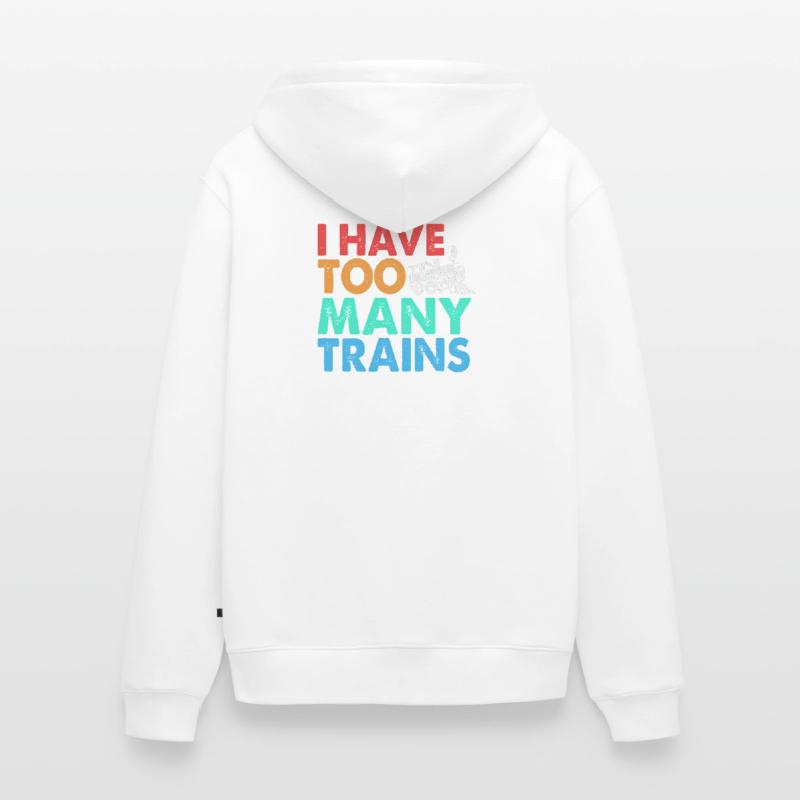 Model Railway Model Making Model Maker Unisex Premium Organic Zip Hoodie