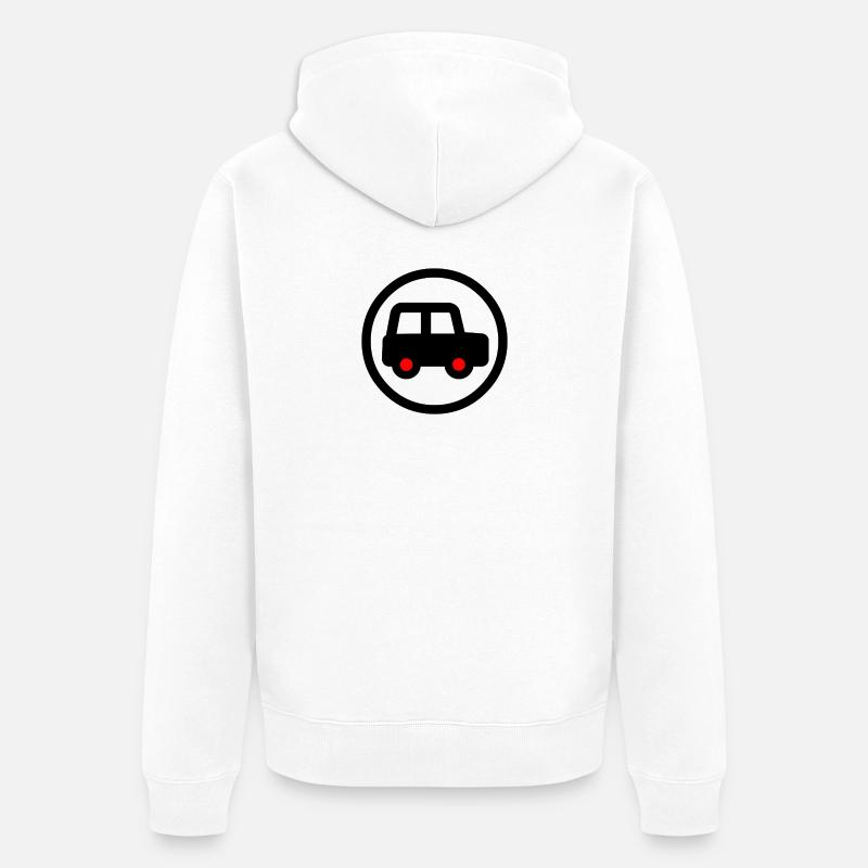 Voiture - Veste à capuche bio Premium Unisexe - blanc
