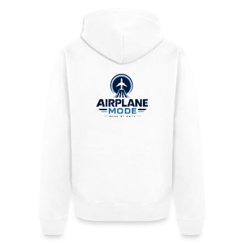 Mode Vol : Fantôme au repos - Veste à capuche bio Premium Unisexe - blanc - Dos - Thijin (182cm)