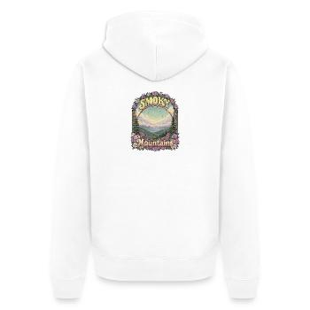 Smoky Mountains National Park USA Tennessee - Unisex Premium Bio Zip Hoodie - Weiß - Hinten - Thijin (182cm)