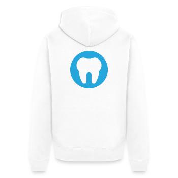 Dentiste, dentiste, cabinet dentaire - Veste à capuche bio Premium Unisexe - blanc - Dos - Thijin (182cm)