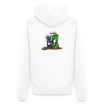 T-shirt dessin animé You Skunk Puant - Veste à capuche bio Premium Unisexe - blanc - Dos - Thijin (182cm)