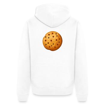 Kekse - Unisex Premium Bio Zip Hoodie - Weiß - Hinten - Thijin (182cm)