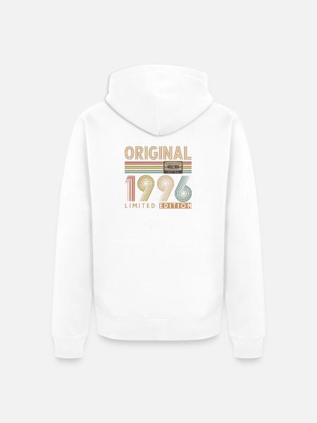 30th birthday, 30 years - Unisex Premium Organic Zip Hoodie - white