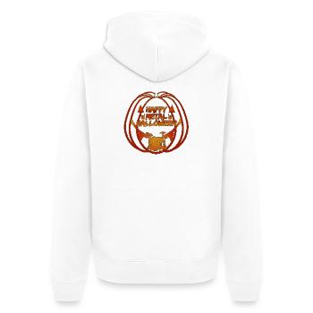 Happy Metal Halloween - Unisex Premium Bio Zip Hoodie - Weiß - Hinten - Thijin (182cm)