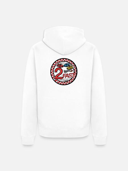 2 Almost Birthday Rally - Unisex Premium Organic Zip Hoodie - white