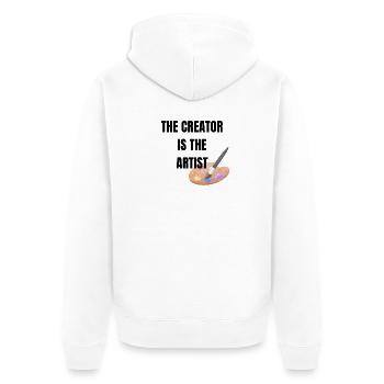Le créateur est l’artiste Graphic - Veste à capuche bio Premium Unisexe - blanc - Dos - Thijin (182cm)