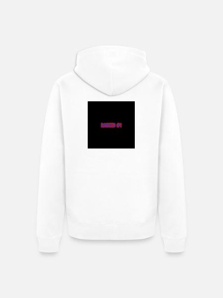 Platzierung #1 - Unisex Premium Bio Zip Hoodie - Weiß