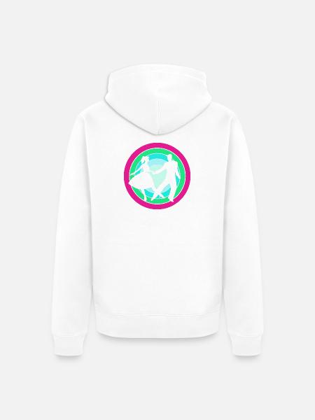 Sock Hop - Unisex Premium Bio Zip Hoodie - Weiß