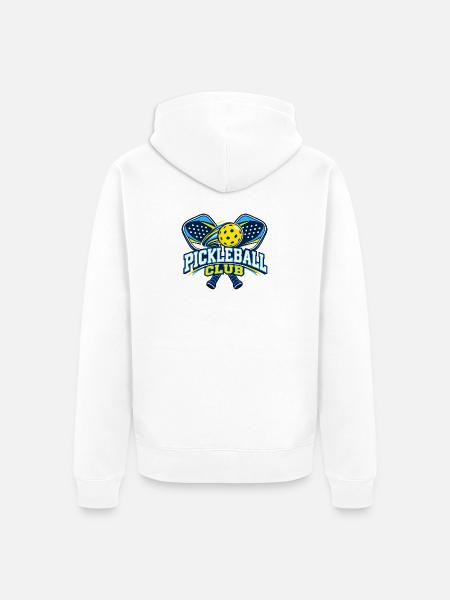 Pickleball-Clublogo - Unisex Premium Bio Zip Hoodie - Weiß