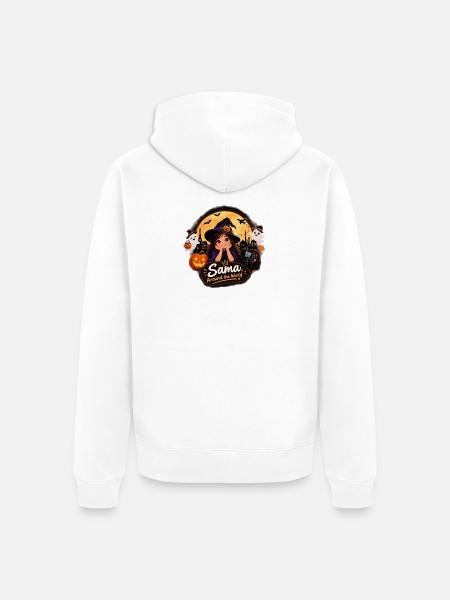 Halloween - Unisex Premium Bio Zip Hoodie - Weiß