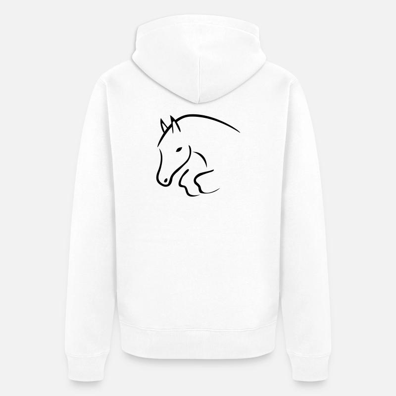 magic13 - Veste à capuche bio Premium Unisexe - blanc