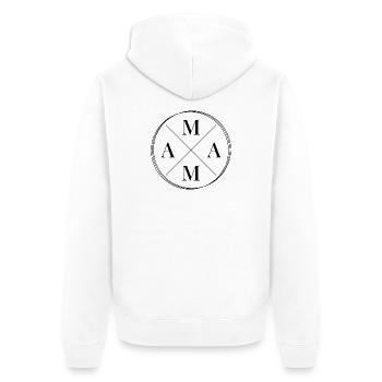 Mama - Unisex Premium Bio Zip Hoodie - Weiß - Hinten - Thijin (182cm)