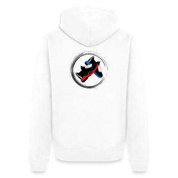 Chaussures - Veste à capuche bio Premium Unisexe - blanc - Dos - Thijin (182cm)