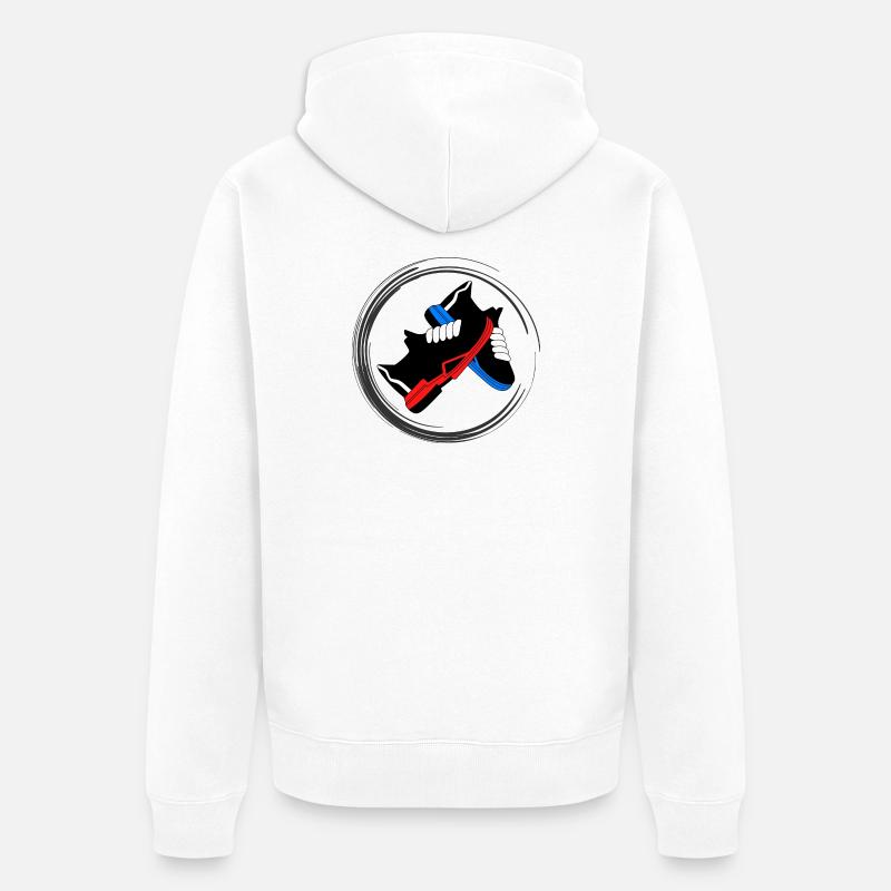 Chaussures - Veste à capuche bio Premium Unisexe - blanc