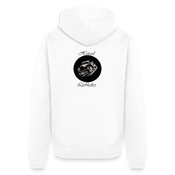 Hotrod Lover 2 - Veste à capuche bio Premium Unisexe - blanc - Dos - Thijin (182cm)