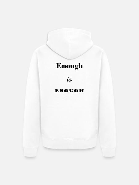 QUOTE. MESSAGE. HUMOR. FUNNY QUOTES - Unisex Premium Organic Zip Hoodie - white