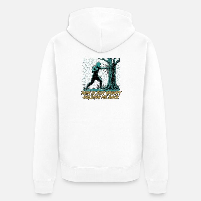 Arts martiaux de Kung Fu - Veste à capuche bio Premium Unisexe - blanc