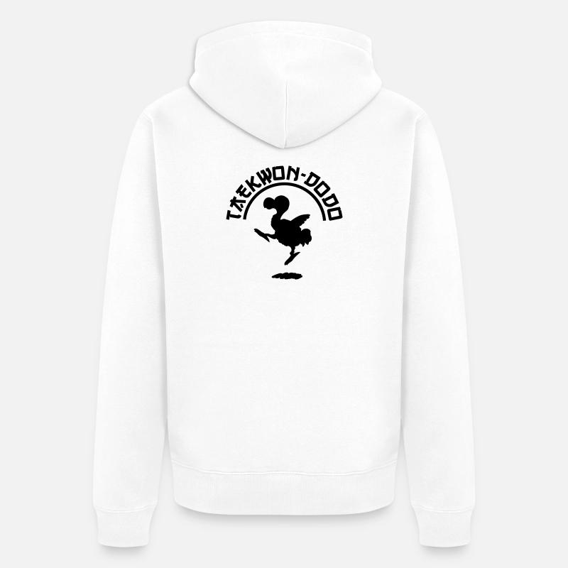 Taekwon-dodo - Veste à capuche bio Premium Unisexe - blanc