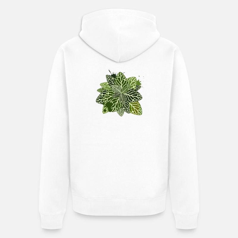 Mosaïque Dans le style Graffiti - Veste à capuche bio Premium Unisexe - blanc