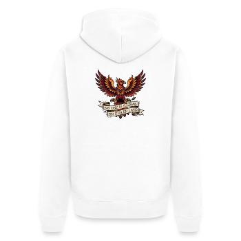 Personne n’est illégal sur des terres volées - Veste à capuche bio Premium Unisexe - blanc - Dos - Thijin (182cm)