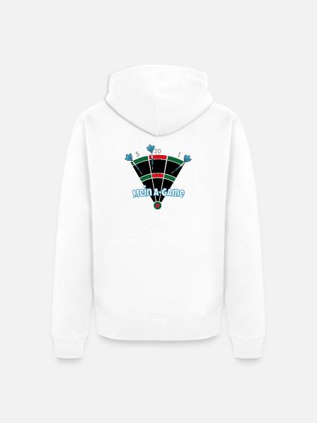 Mein A-Game - Unisex Premium Bio Zip Hoodie - Weiß