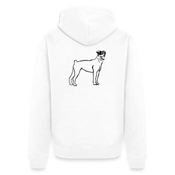 Bodeguero Andaluz - Veste à capuche bio Premium Unisexe - blanc - Dos - Thijin (182cm)