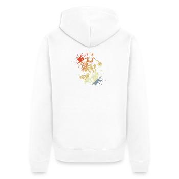 Basketteur - Veste à capuche bio Premium Unisexe - blanc - Dos - Thijin (182cm)