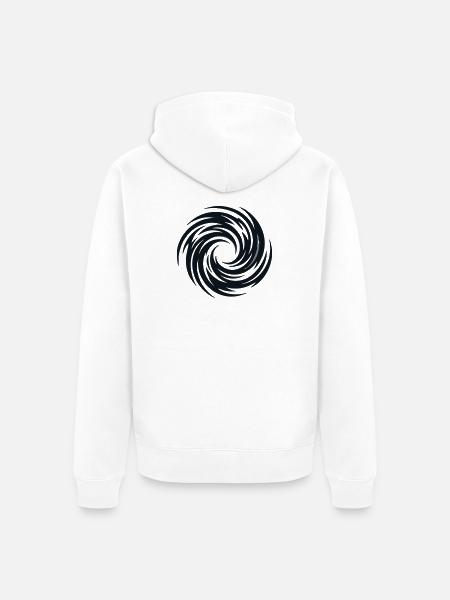 TCG Portal Strudel Grafik - Unisex Premium Bio Zip Hoodie - Weiß
