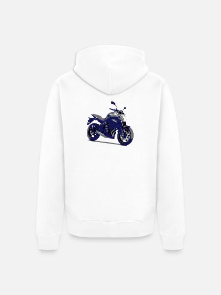 er 6n - Unisex Premium Bio Zip Hoodie - Weiß