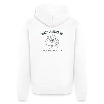 Book Club Book Lover Gift Vintage Style - Veste à capuche bio Premium Unisexe - blanc - Dos - Thijin (182cm)