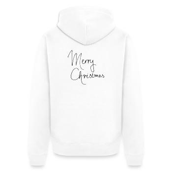 joyeux Noël - Veste à capuche bio Premium Unisexe - blanc - Dos - Thijin (182cm)