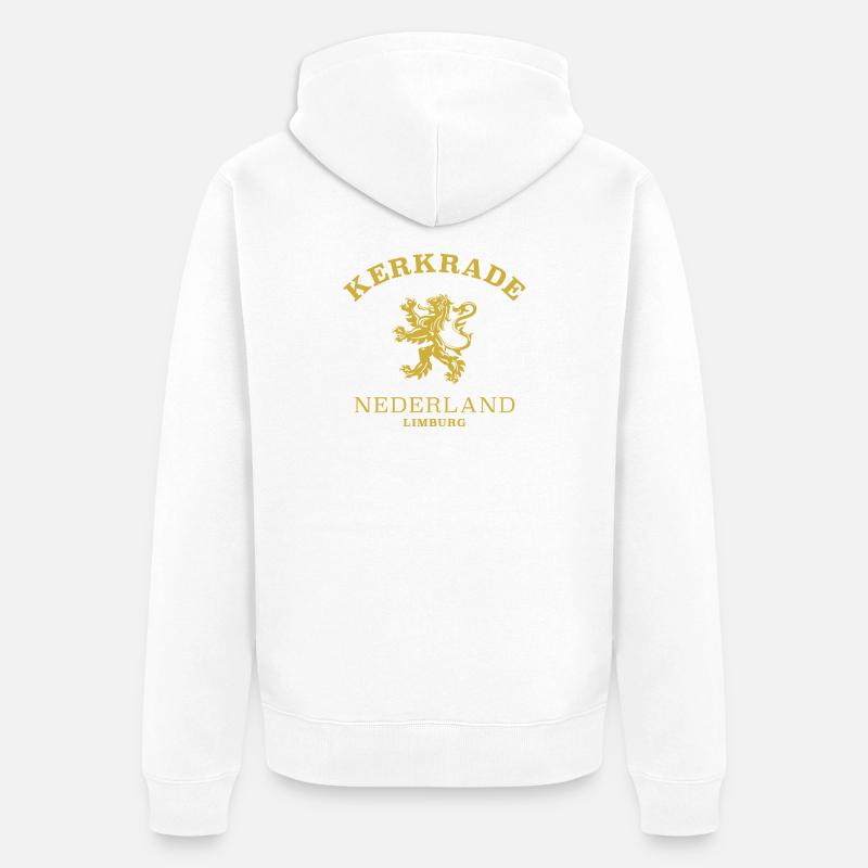 Kerkrade Nederland, Pays-Bas - Veste à capuche bio Premium Unisexe - blanc