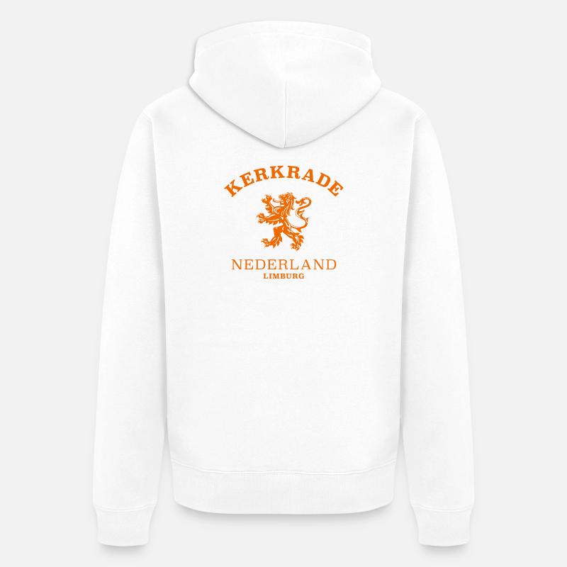 Kerkrade Nederland, Pays-Bas - Veste à capuche bio Premium Unisexe - blanc
