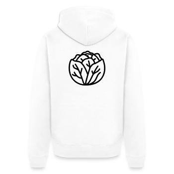Chou - Veste à capuche bio Premium Unisexe - blanc - Dos - Thijin (182cm)