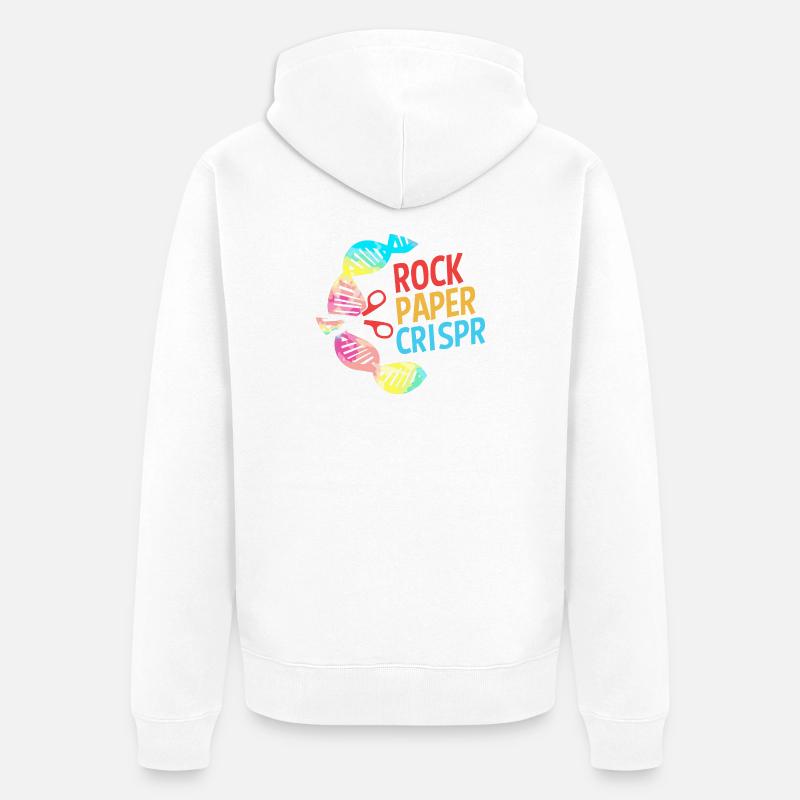 Molécule formule structurale - Veste à capuche bio Premium Unisexe - blanc