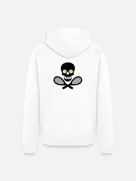 tennis - Veste à capuche bio Premium Unisexe - blanc