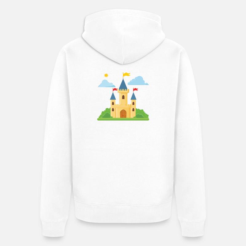 Serrure - Veste à capuche bio Premium Unisexe - blanc