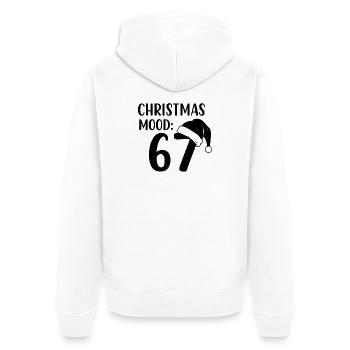 Ambiance de Noël : 67 - Veste à capuche bio Premium Unisexe - blanc - Dos - Thijin (182cm)