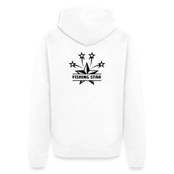 Étoile du pêcheur - Veste à capuche bio Premium Unisexe - blanc - Dos - Thijin (182cm)