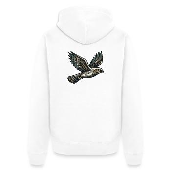 Rapace - Veste à capuche bio Premium Unisexe - blanc - Dos - Thijin (182cm)