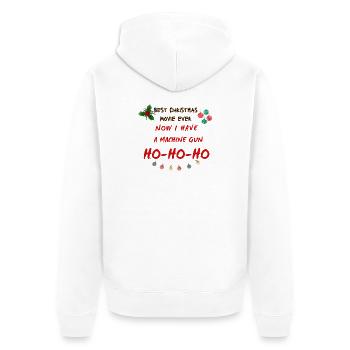 Meilleur film de Noël de tous les temps ! - Veste à capuche bio Premium Unisexe - blanc - Dos - Thijin (182cm)
