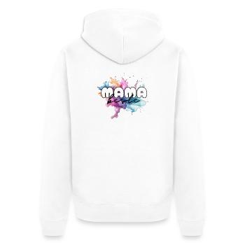 Best Mom, Mother's Day, Mom, Mommy, Supermom - Unisex Premium Organic Zip Hoodie - white - Back - Thijin (182cm)
