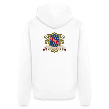 Marche - Veste à capuche bio Premium Unisexe - blanc - Dos - Thijin (182cm)